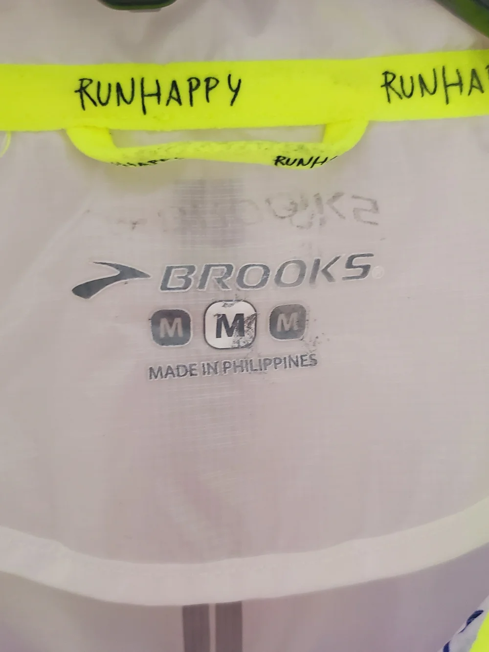 Brooks LSD Lightweight Water-resistant Full Zip Jacket Size Medium